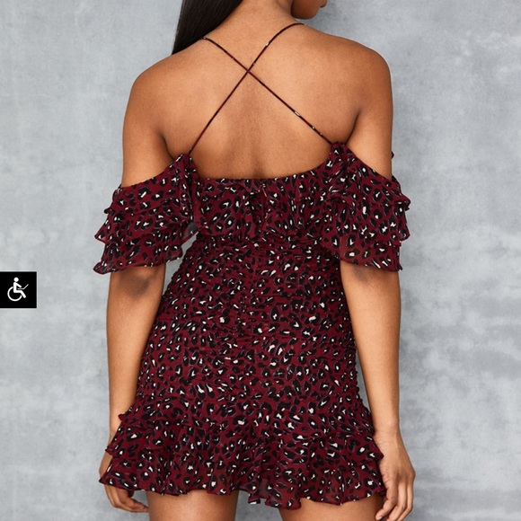 Leopard Ruffle Dress - Picture 4 of 14